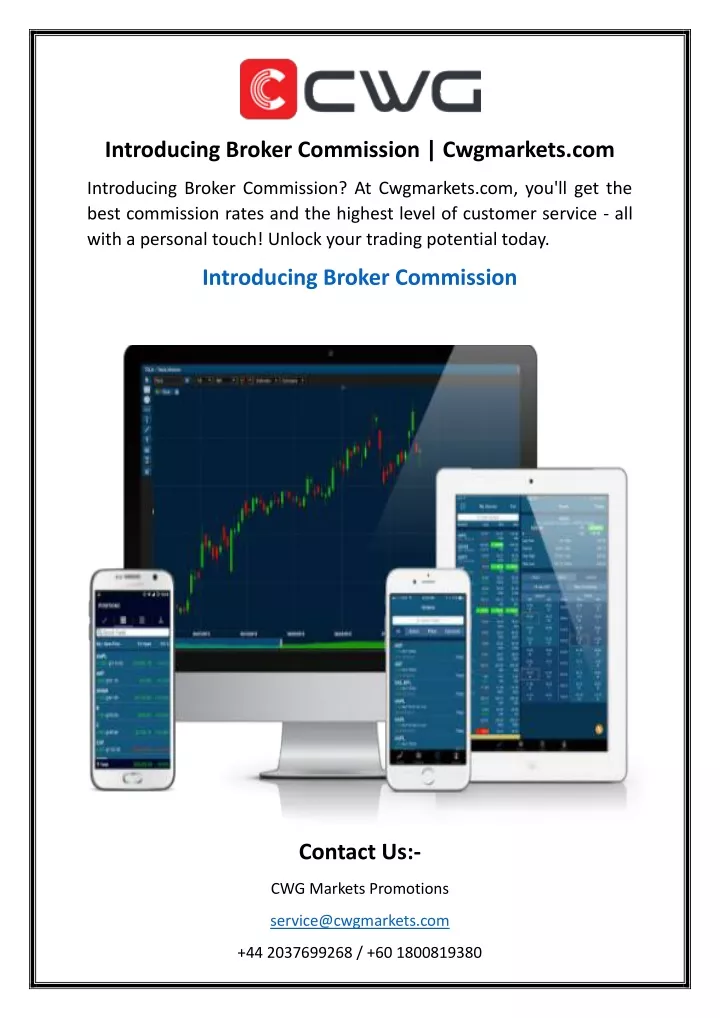 introducing broker commission cwgmarkets com