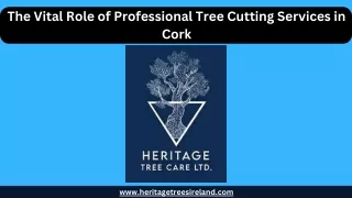 The Vital Role of Professional Tree Cutting Services in Cork