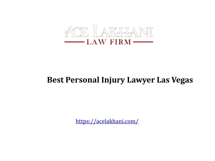 best personal injury lawyer las vegas