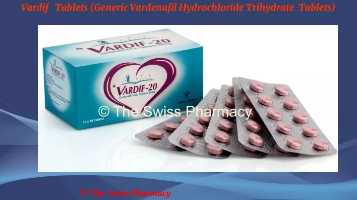 vardif tablets generic vardenafil hydrochloride