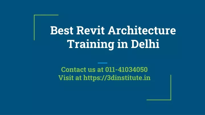 best revit architecture training in delhi