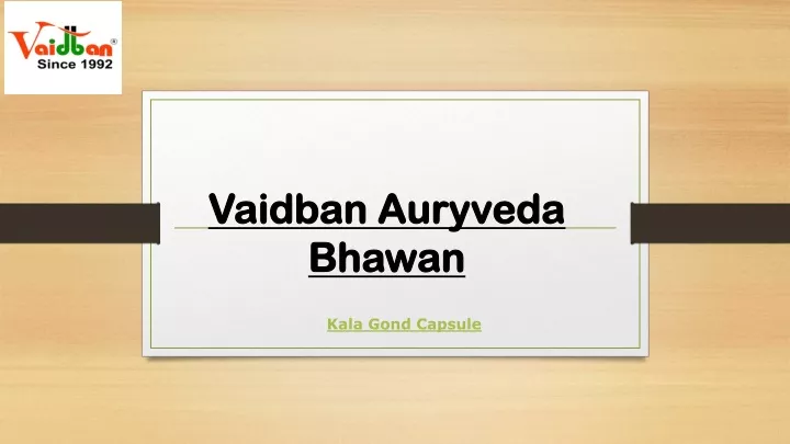 vaidban auryveda bhawan