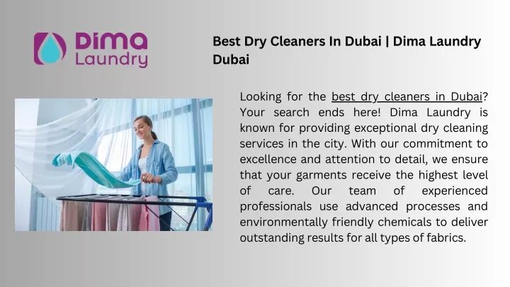 best dry cleaners in dubai dima laundry dubai