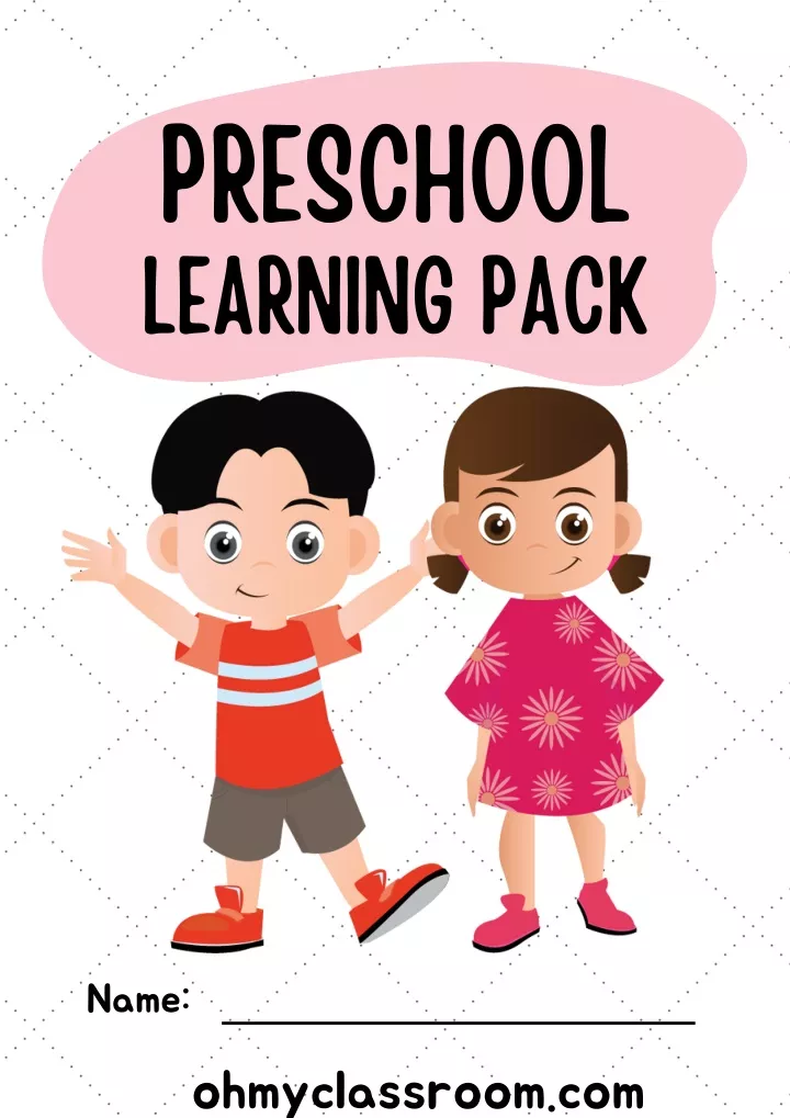 preschool learning pack