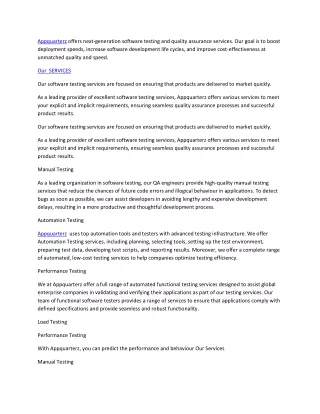 appquarterz offers next generation software