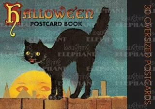 PDF Halloween Postcard Book