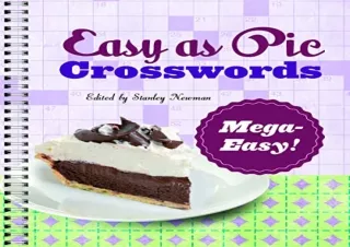 Download PDF Easy as Pie Crosswords: Mega-Easy!