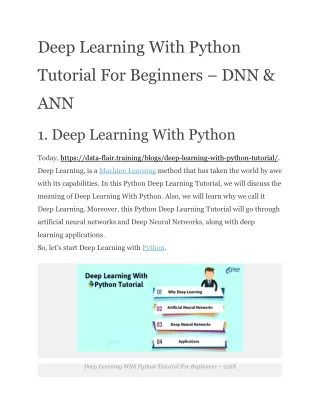 deep learning with python