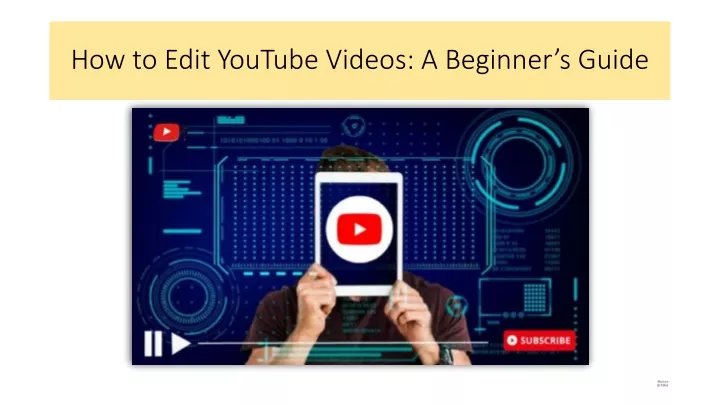 how to edit youtube videos a beginner s guide