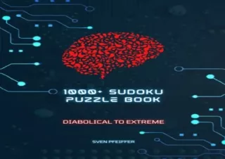 DOwnlOad Pdf 1000  Sudoku Diabolical to Extreme Puzzle Book for Adults: A Book W