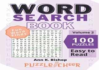 DOWNload ePub Word Search Puzzle Book, Volume 2: Family Fun Word Finds With Easy