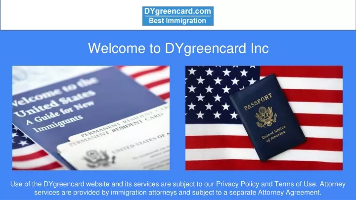 welcome to dygreencard inc