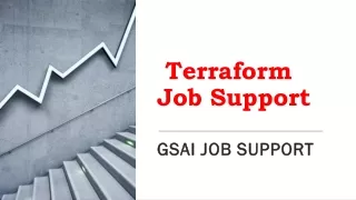 Terraform Job Support