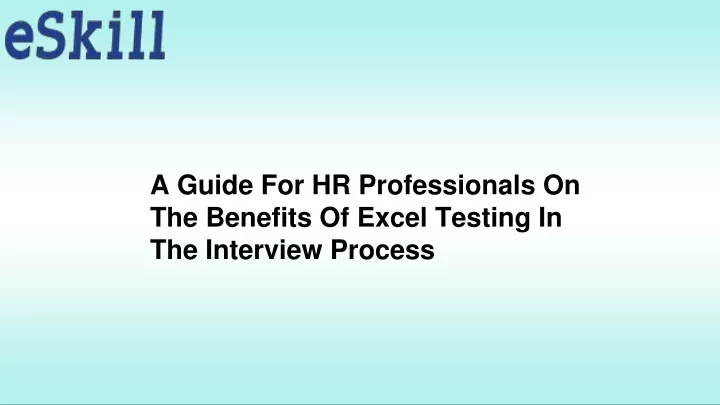 a guide for hr professionals on the benefits