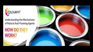 Understanding the Mechanisms of Natural Anti-Foaming Agents How Do They Work