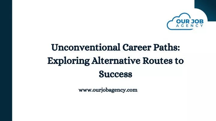 unconventional career paths exploring alternative