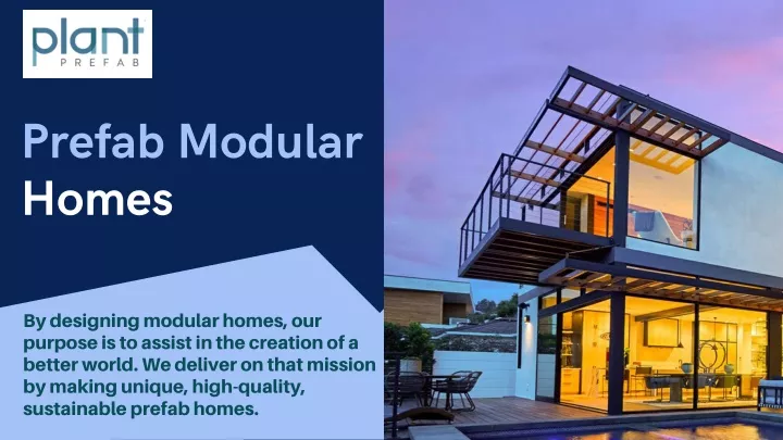 prefab modular homes