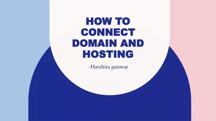 how to connect domain and hosting