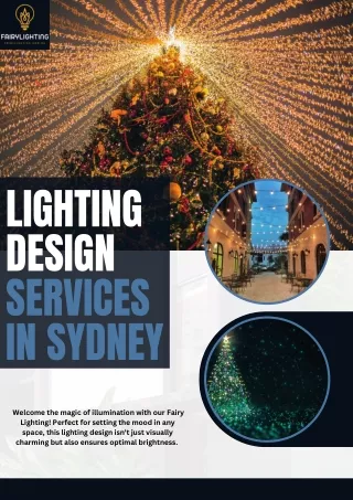 Lighting Design Services | Fairy Lighting