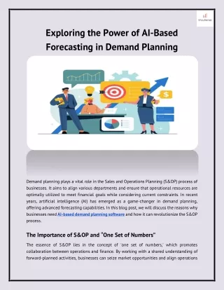 exploring the power of ai based forecasting