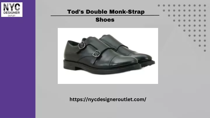 tod s double monk strap shoes