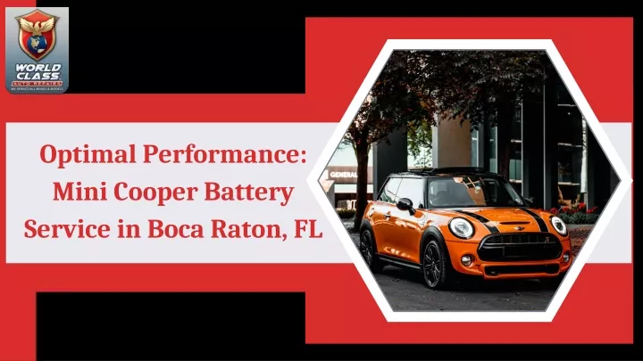 optimal performance mini cooper battery service