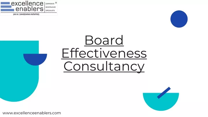 board effectiveness consultancy