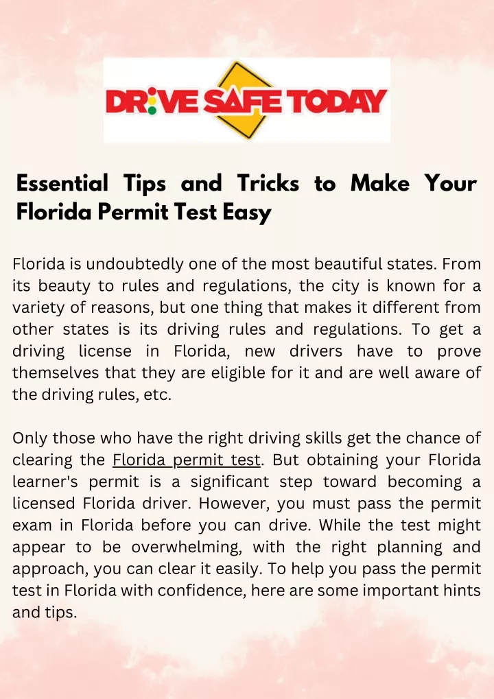 essential tips and tricks to make your florida