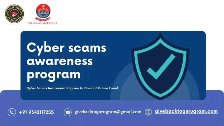 cyber scams awareness program