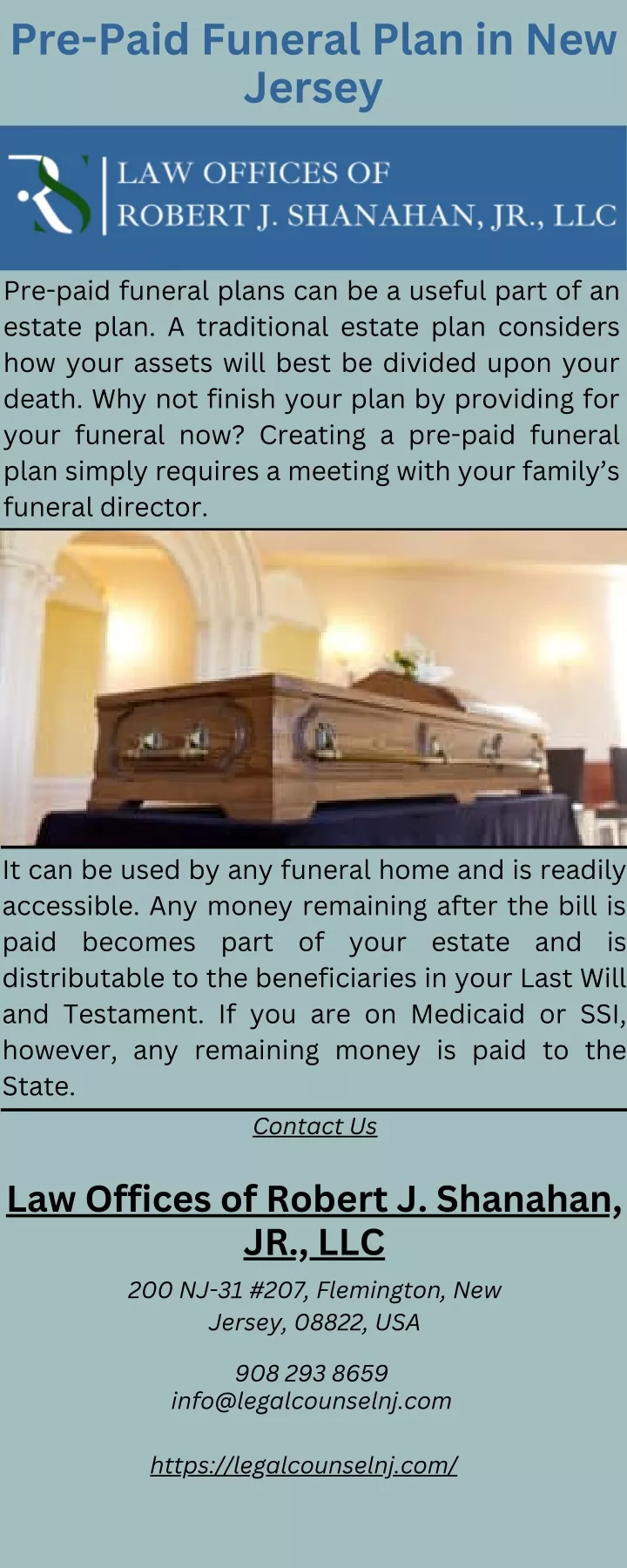 pre paid funeral plan in new jersey