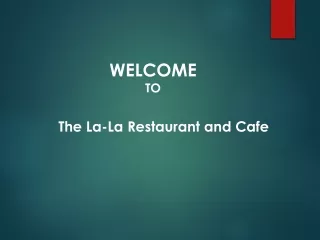 welcome to
