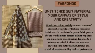 FABFONDE_Unstitched Suit Material