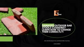 Damaged Outdoor Bar Stools Cushions? Learn How to Change Them Correctly!