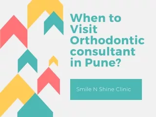 Orthodontic consultant in Pune