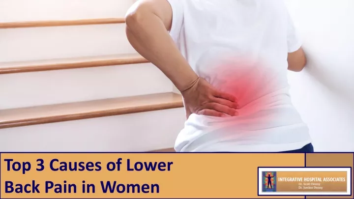 top 3 causes of lower back pain in women