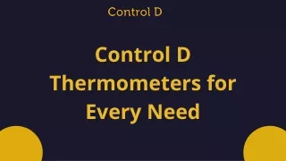 _Control D Thermometers for Every Need