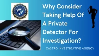Detective Privado En Republica Dominicana - Castro Investigative Agency
