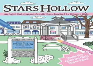 Pdf Book Stars Hollow: An Adult Coloring and Activity Book Inspired by Gilmore G