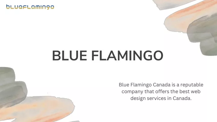 blue flamingo
