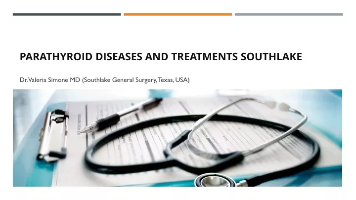 parathyroid diseases and treatments southlake
