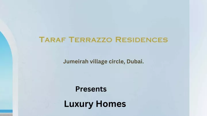 taraf terrazzo residences