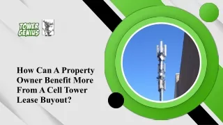 How to Secure A Better Deal In A Cell Tower Lease Buyout