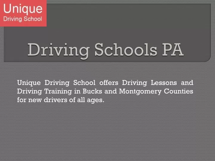 driving schools pa
