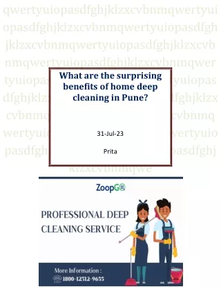 Best Deep Cleaning service in Pune