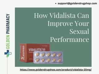 How Vidalista Can Improve Your Sexual Performance