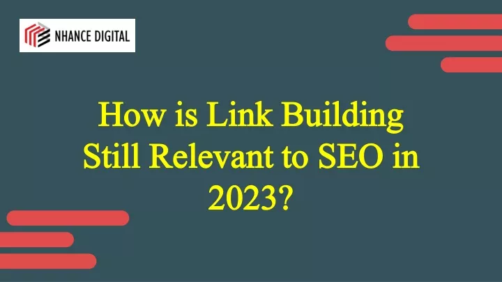 how is link building how is link building still
