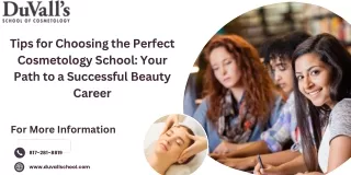 Tips for Choosing the Perfect Cosmetology School Your Path to a Successful Beauty Career