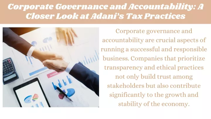 corporate governance and accountability a closer