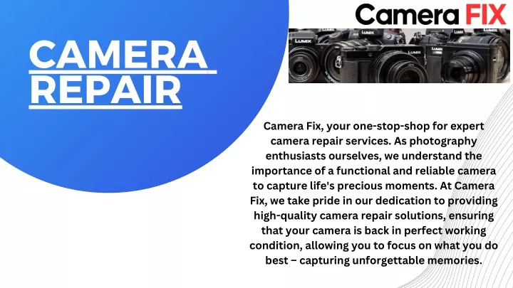 camera repair
