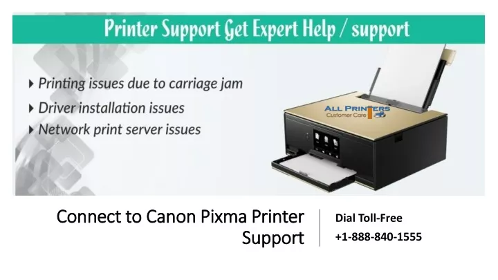 connect to canon pixma printer support